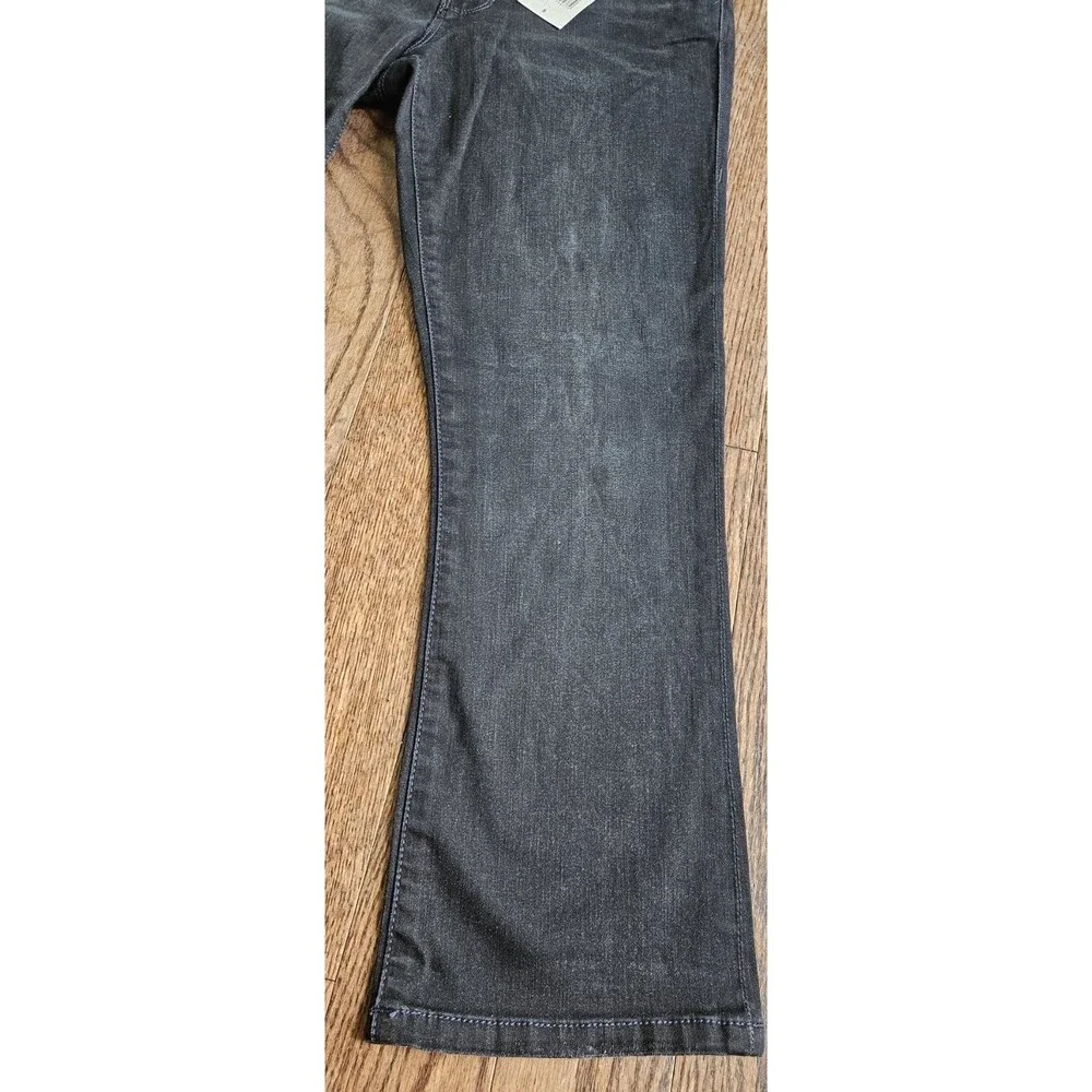 CAbi #517 Black Dark Wash Jeans STRETCH Cropped NWT Women's Size 6 - Picture 3 of 15